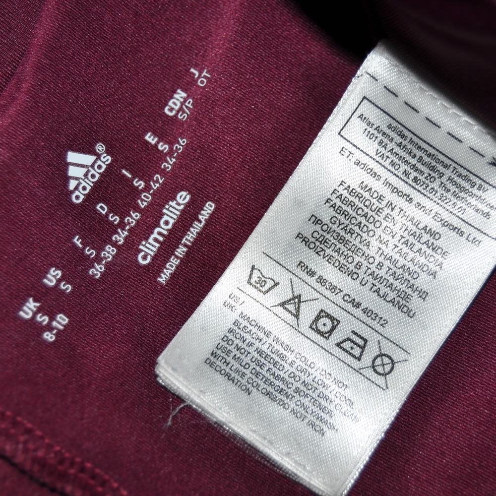 ADIDAS Red/Pink Tennis Mini Skirt Skort [B5] - Picture 8 of 8